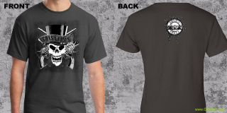 Guns N Roses - Skull Grey (Anthracite) (tričko)