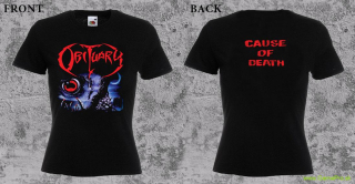 Obituary - Cause of Death (dámske tričko)