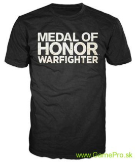Medal of Honor Warfighter - Black Text Logo (tričko)