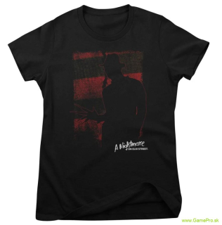 Nightmare On Elm Street - Freddy Kruegers Silhouette (dámske tričko)