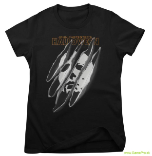 Halloween - Michael Myers Slashed Mask (dámske tričko)
