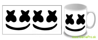 Marshmello - Smile Black and White (hrnček)