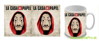 La Casa de Papel (Papierový dom) - Mask and Logo (hrnček)