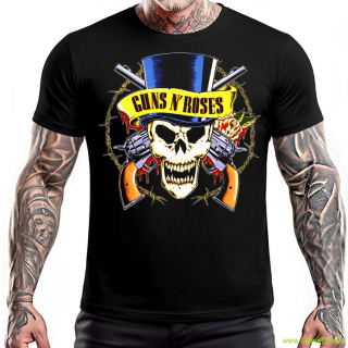Guns N Roses - Skull and Guns (tričko)