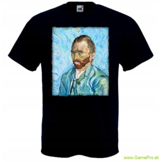 Art Icons Collection - Vincent Van Gogh autoportrét (tričko)