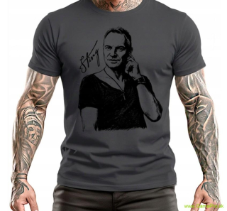 Sting - Portrait (Anthracite) (tričko)
