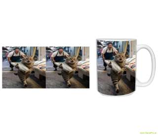 Meme Collection - Chaos in the Fish Market (hrnček)