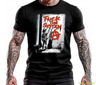 Fuck the System - Writing (tričko)