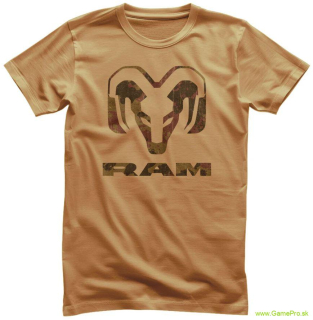 RAM Trucks - Vintage Camo Logo (tričko)