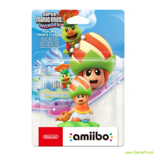 amiibo Super Mario Bros. Wonder - Poplin and Prince Florian