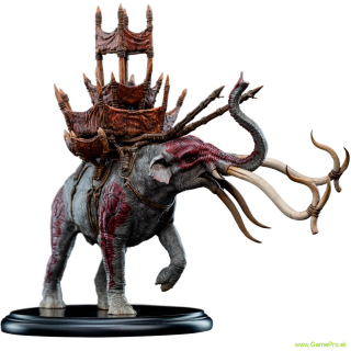 Lord of the Rings Mini socha Mumak in Battle 17 cm