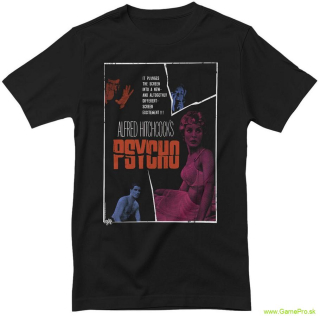 Alfred Hitchcocks Psycho - Movie Poster (tričko)