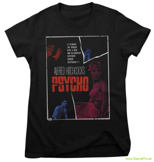 Alfred Hitchcocks Psycho - Movie Poster (dámske tričko)