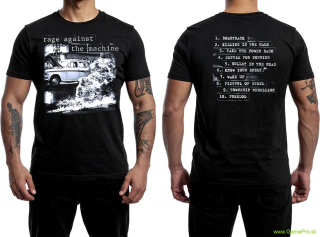 Rage Against The Machine - Burning Monk and Tracklist (tričko)
