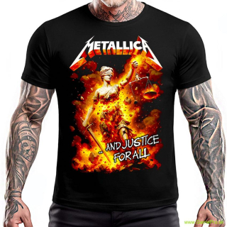 Metallica - And Justice For All Fire (tričko)