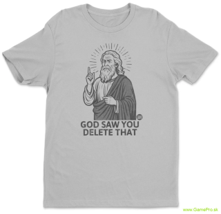 Todd Art - God Saw You Delete That (tričko)