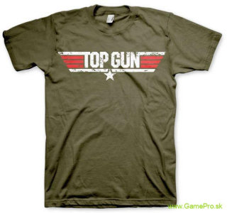 Top Gun - Distressed Logo (tričko)