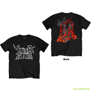 Yungblud - Weird Flaming Skeletons (Back Print) (tričko)