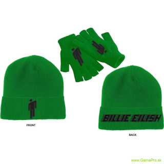 Billie Eilish Beanie Hat and Glove Set - Blohsh (čiapka)