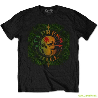 Cypress Hill - South Gate Logo and Leaves (tričko)