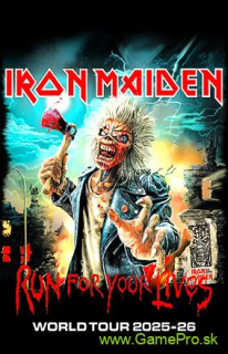 Iron Maiden - Run For Your Lives World Tour 2025–26 (vlajka)