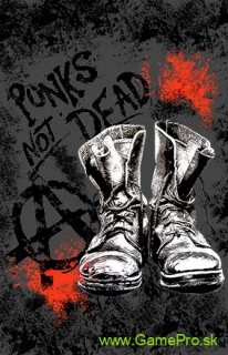 Punks Not Dead - Boots (vlajka)