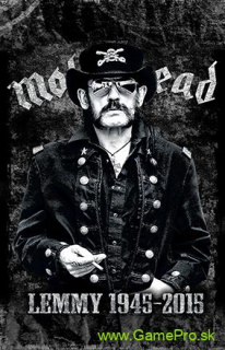 Motorhead - Lemmy 1945-2015 (vlajka)