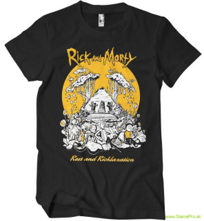 Rick And Morty - Rest And Ricklaxation (tričko)