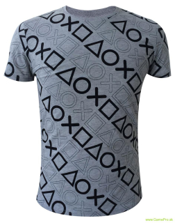 Playstation - Allover Print (tričko)