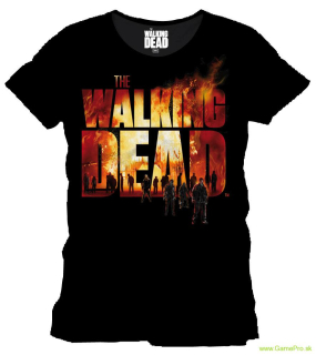 Walking Dead Burning Logo (tričko)