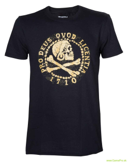 Uncharted 4 Skull Logo Gold (tričko)