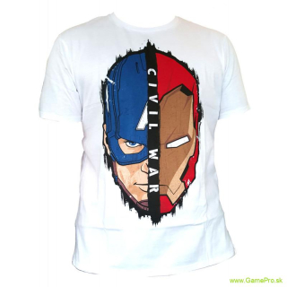 Captain America Civil War Stark Cap Head (tričko)