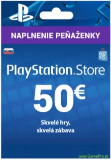 PlayStation Network Karta 50€ pre Slovenský PSN účet