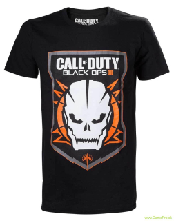 Call of Duty - Black Ops 3 Game Logo with Skull (tričko)
