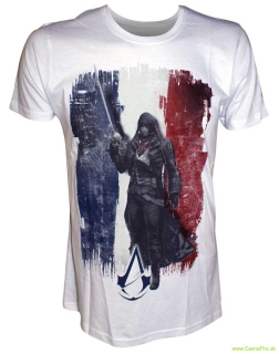 Assassins Creed Unity French Flag with Arno (tričko)