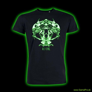 Aliens - Tribal Queen Glow In The Dark (tričko)