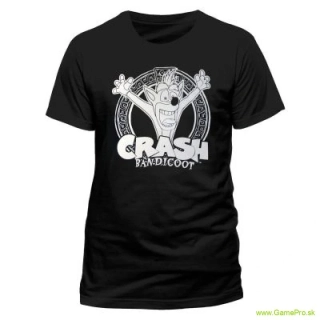 Crash Bandicoot - Black and White (tričko)