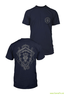 World of Warcraft Premium Pocket Alliance Lion Crest (tričko)