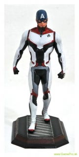 Avengers Endgame Marvel Movie Gallery PVC socha Team Suit Captain America Exclusive 23 cm