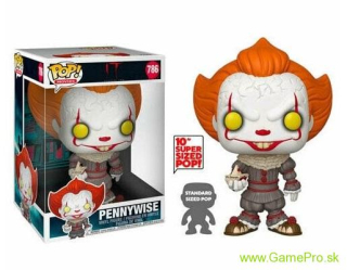 Pop! Movies - It - Pennywise with Boat (Super Sized, 25 cm)